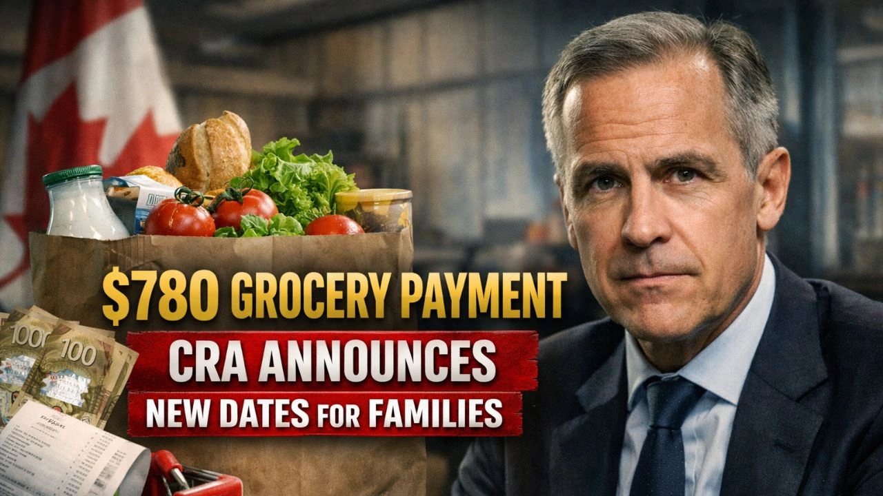 $780 Grocery Payment CRA Announces New Dates for Families
