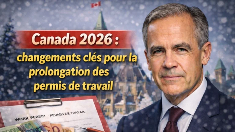 Canada 2026 : changements clés pour la prolongation des permis de travail