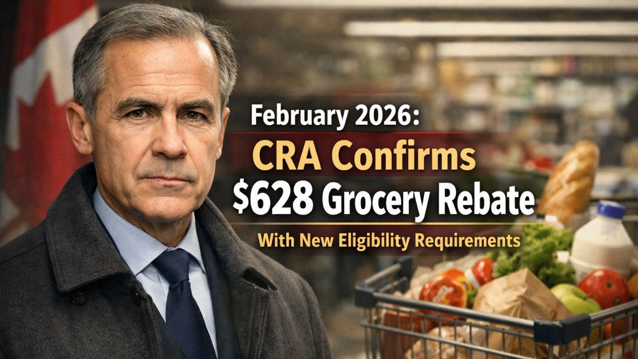 February 2026: CRA Confirms $628 Grocery Rebate With New Eligibility Requirements