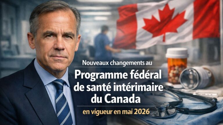 Nouveaux changements au Programme fédéral de santé intérimaire du Canada en vigueur en mai 2026
