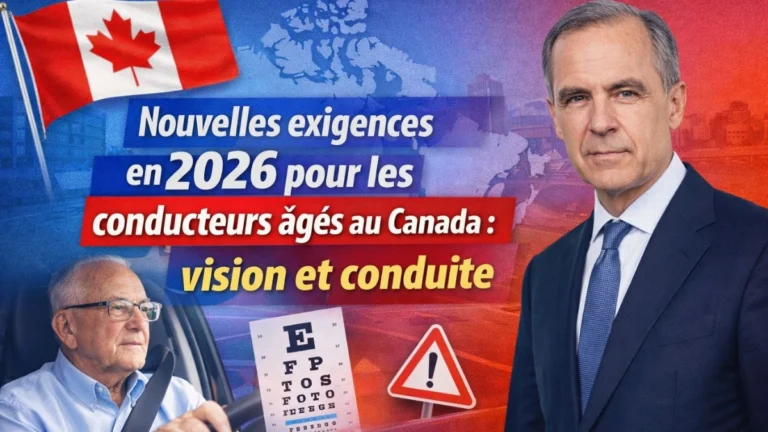 Nouvelles exigences en 2026 pour les conducteurs âgés au Canada : vision et conduite