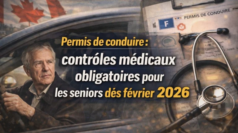 Permis de conduire : contrôles médicaux obligatoires pour les seniors dès février 2026
