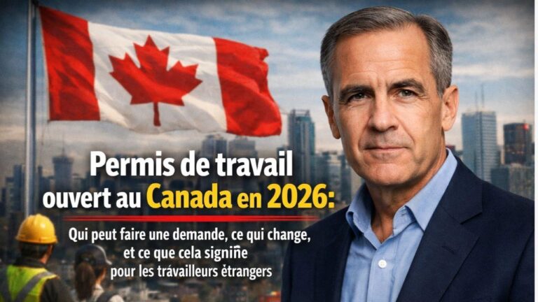 Permis de travail ouvert au Canada en 2026 : qui peut faire une demande, ce qui change et ce que cela signifie pour les travailleurs étrangers