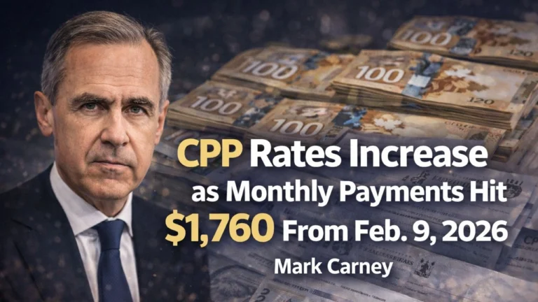 CPP Rates Increase as Monthly Payments Hit $1,760 From Feb. 9, 2026