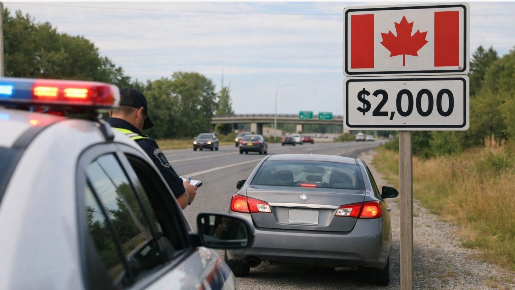 Canada driving rules tighten February 2026, fines up to $2,000 nationwide