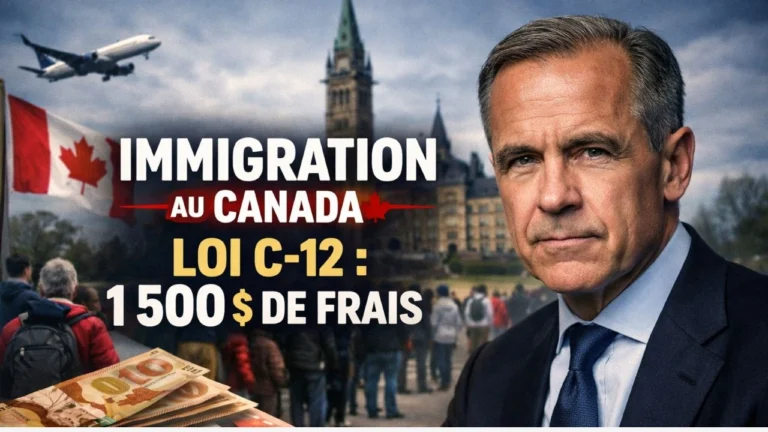 Immigration au Canada : le projet de loi C-12 progresse avec 1 500 $ de frais