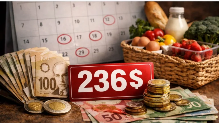 La CRA annonce un nouveau calendrier pour le rabais épicerie de 236 $ au Canada