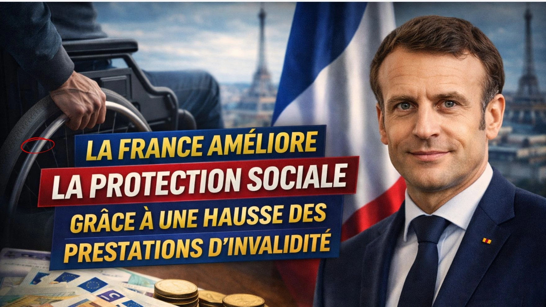 La France améliore la protection sociale grâce à une hausse des prestations d’invalidité