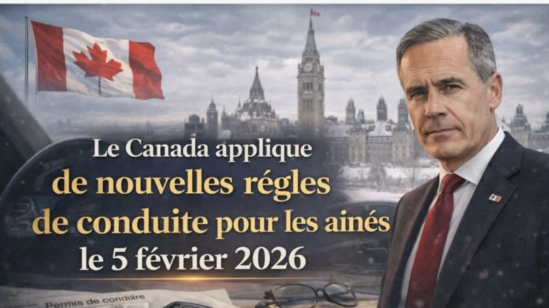 Le Canada applique de nouvelles règles de conduite pour les aînés le 5 février 2026