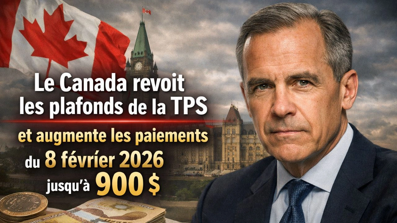 Le Canada revoit les plafonds de la TPS et augmente les paiements du 8 février 2026 jusqu’à 900 $