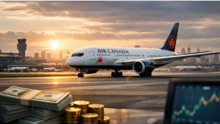 Les résultats financiers d’Air Canada montrent une reprise, bénéfice atteignant 800 millions de dollars