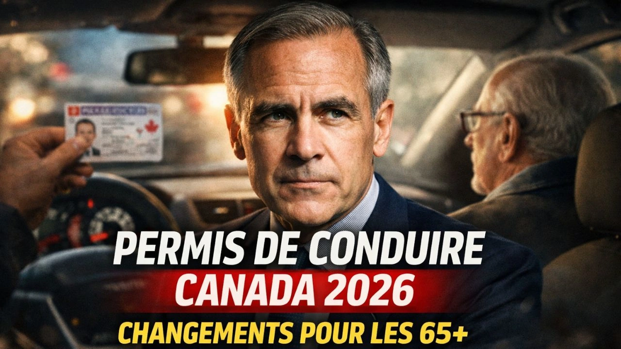 Permis de conduire Canada 2026 : changements pour les 65+ et 85 $ de frais