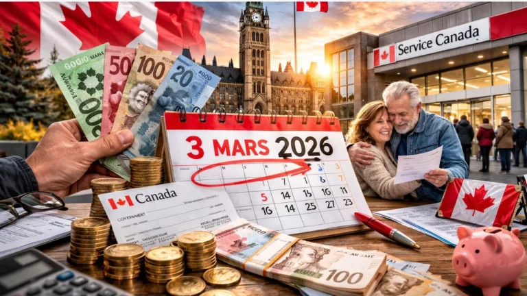 Service Canada : montants de 900 $ à 2 300 $ versés dès le 3 mars 2026