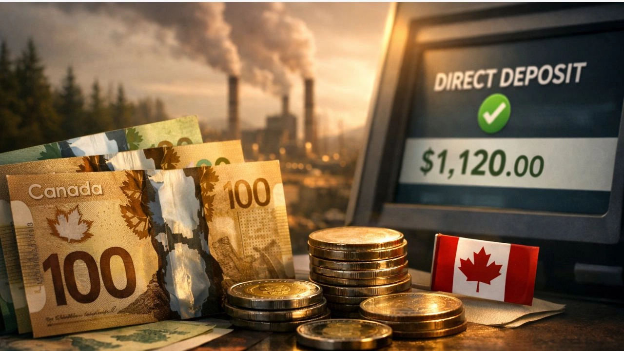 Aide carbone de 1 120 $ au Canada prévue en mars 2026 par dépôt bancaire direct