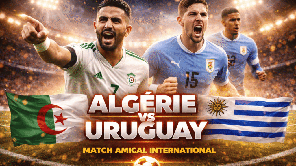 Algérie – Uruguay Un Duel Serré Et Tactique Qui Laisse Des Enseignements Avant 2026