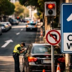 Aucune petite infraction au volant. Une seule direction pour une rue à sens unique