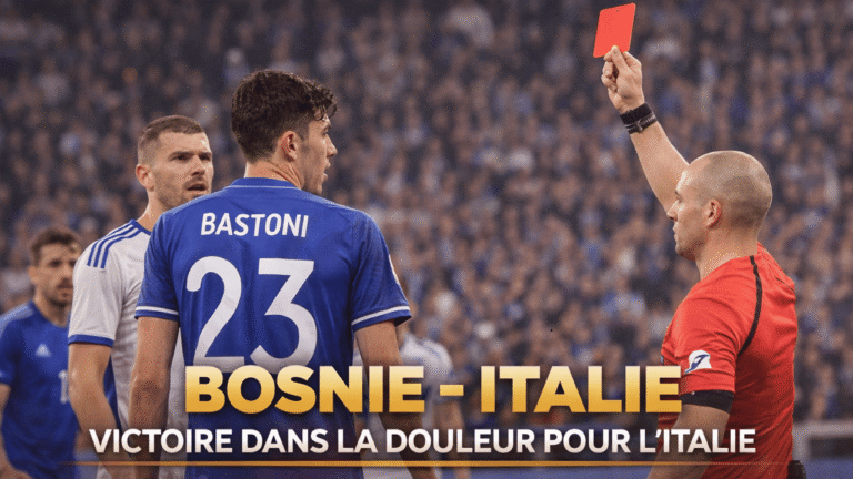 Bosnie – Italie De L’Espoir Au Drame, L’Italie S’impose Malgré L’Expulsion De Bastoni