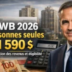 CWB 2026 personnes seules 1 590 $ explication des revenus et éligibilité