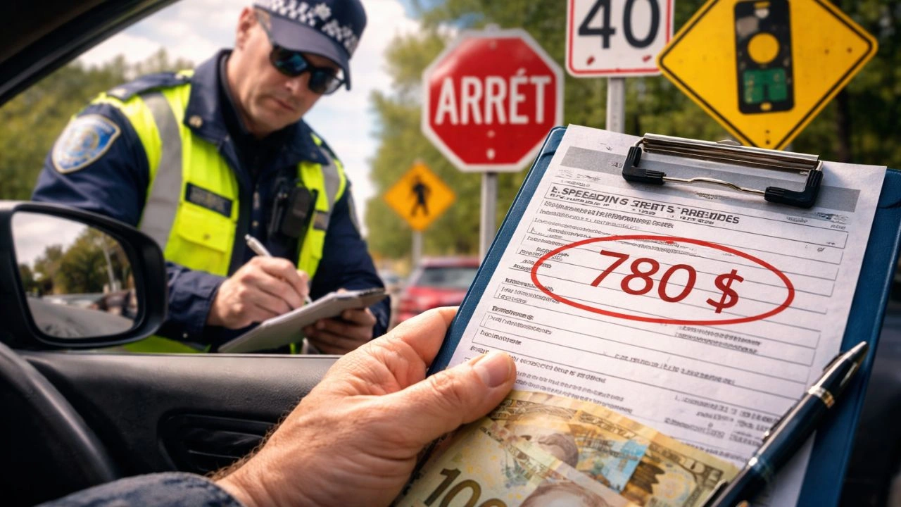 Conduite au Canada en 2026 règles amendes jusqu’à 780 $ et ce qui change