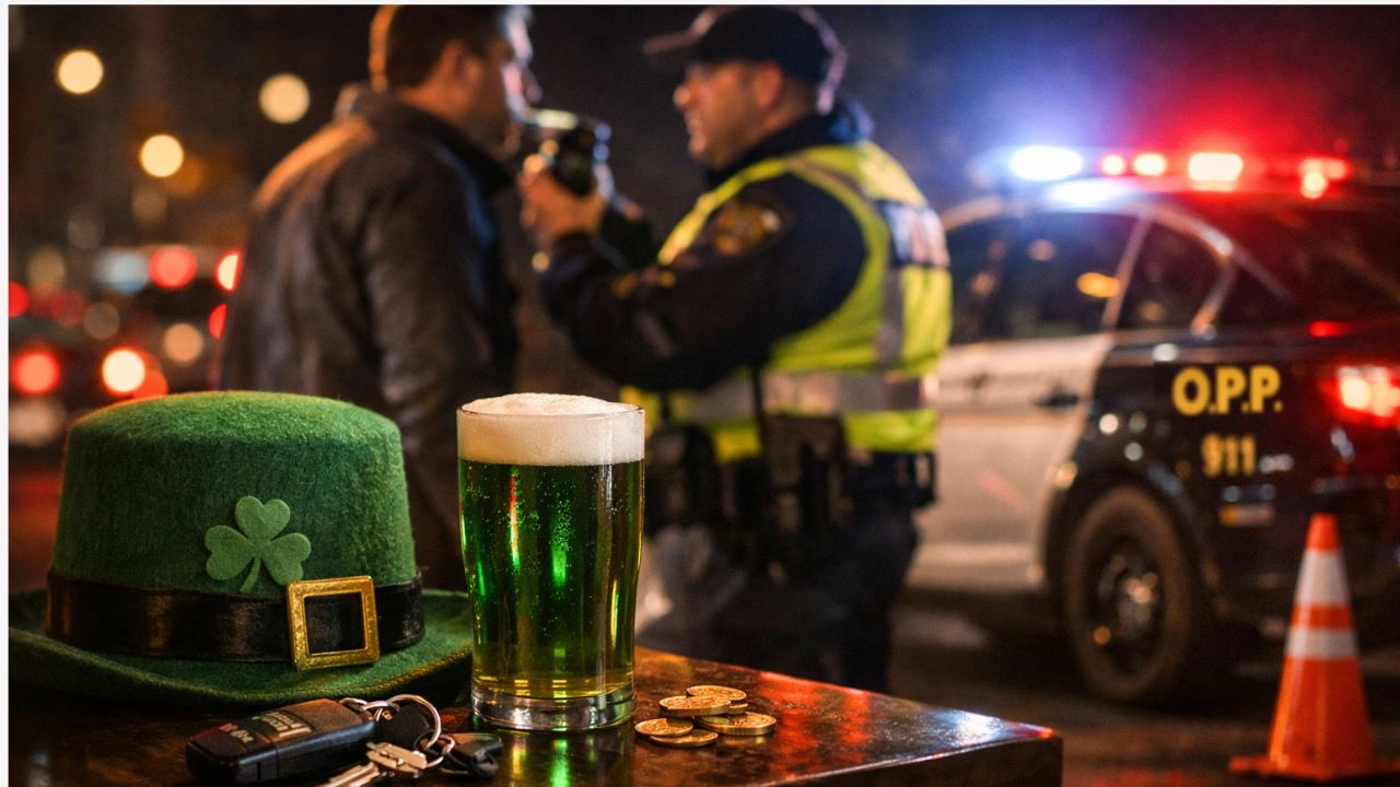 Ontario renforce pénalités pour conduite en état d’ébriété avant la Saint-Patrick 2026