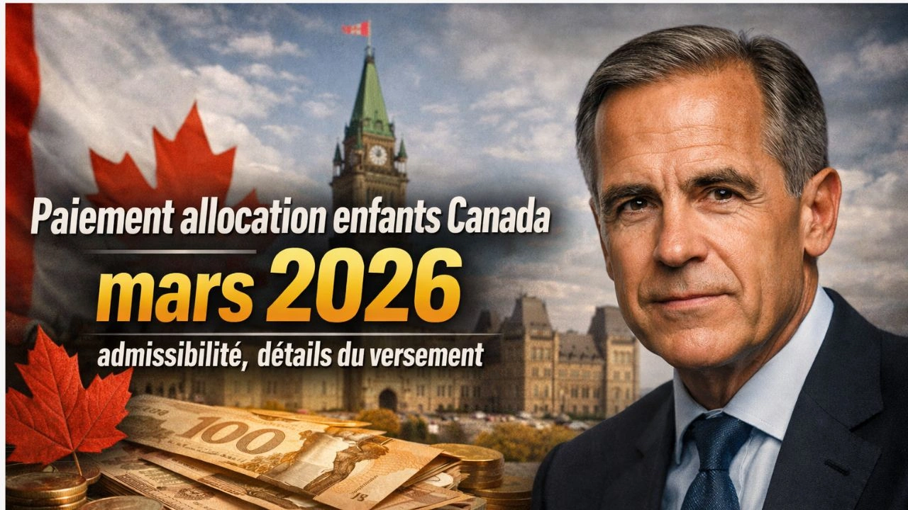 Paiement allocation enfants Canada mars 2026, admissibilité détails du versement