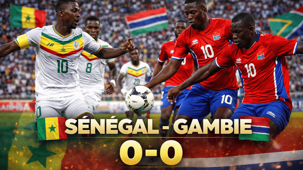 Sénégal – Gambie Un Derby Africain Accroché Qui Se Termine Sans Vainqueur
