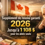 Supplément de revenu garanti 2026 jusqu’à 1 108 $ pour les aînés seuls explication