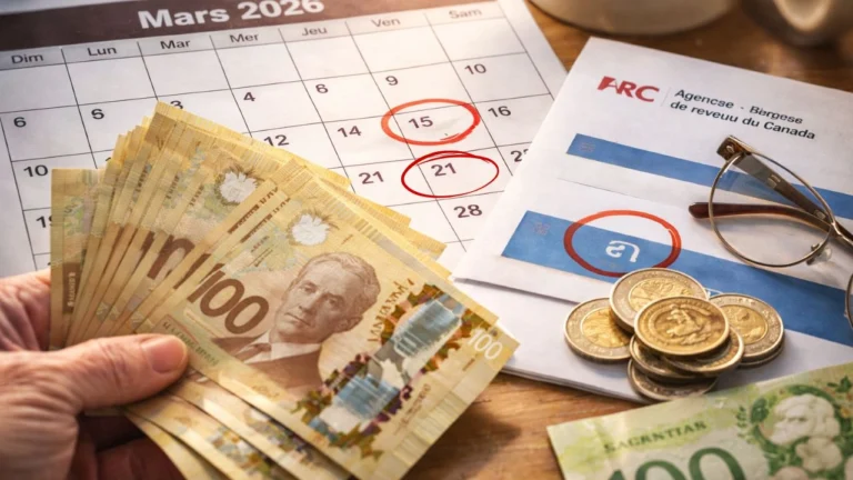 Versement ARC de 1 350 $ en mars 2026 qui peut en bénéficier et calendrier