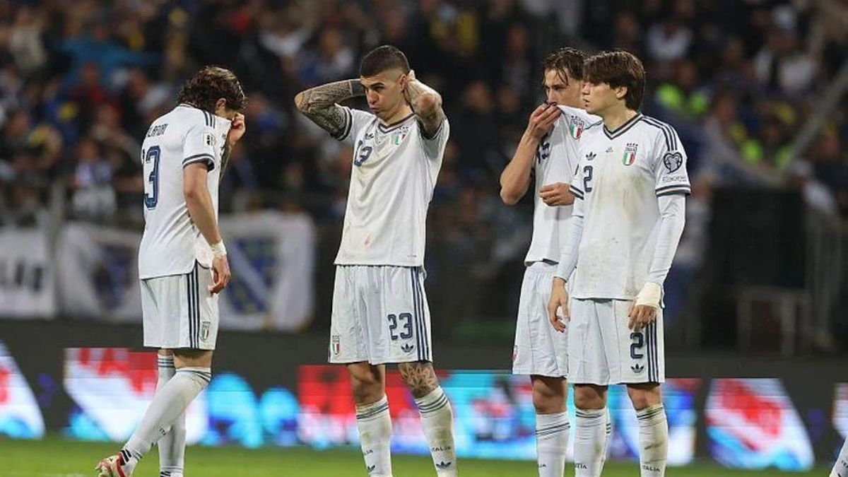 Après une troisième élimination consécutive en barrages pour la Coupe du monde, l’Italie reste confrontée aux mêmes difficultés