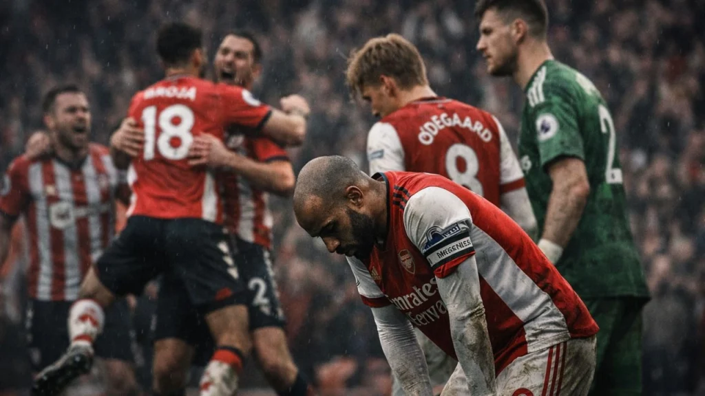 Arsenal battu 2-1 par Southampton… que s’est-il vraiment passé dans cette rencontre ?