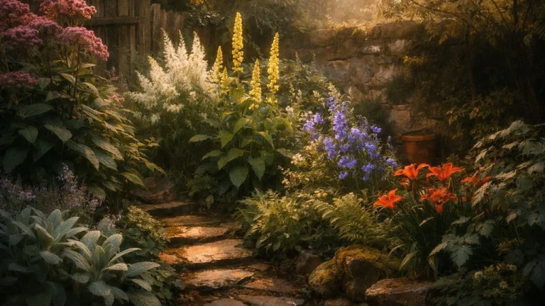 Ce coin du jardin jugé « impossible »… et pourtant ces 5 plantes vivaces oubliées ont tout transformé