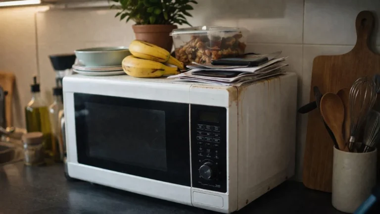 Cuisine : ce coin où vous posez vos objets sans réfléchir réduit la durée de vie de votre micro-ondes