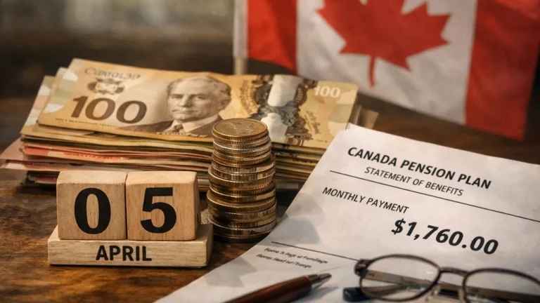 Dès le 5 avril 2026, les paiements mensuels du RPC au Canada passeront à 1 760 $