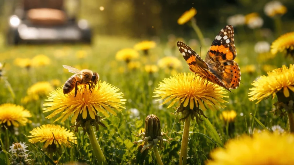 En avril, cette fleur jaune du gazon que vous tondez sans y penser nourrit les abeilles et les papillons