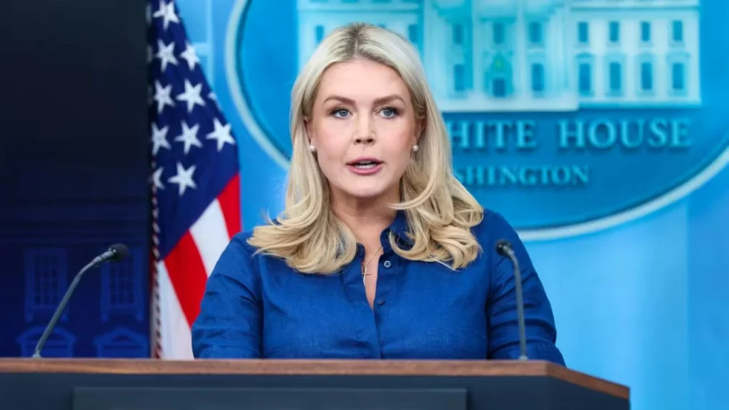 États-Unis : la porte-parole de la Maison-Blanche, Karoline Leavitt, part en congé de maternité