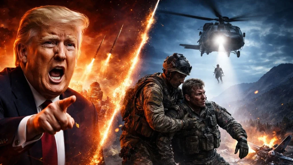 Nouvelle escalade : Trump menace l’Iran tandis que le sauvetage spectaculaire d’un pilote américain se précise