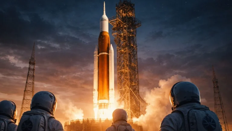 Retour historique : Artemis II, la première fusée lunaire habitée de la NASA depuis plus de 50 ans, prête à être lancée en direct