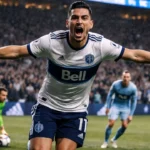 Sabbi inscrit un but, les Whitecaps dominent le Sporting KC sans concéder de but