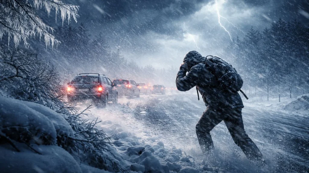 Tempête du Vendredi saint : jusqu’à 40 cm de neige, du verglas et de la pluie attendus