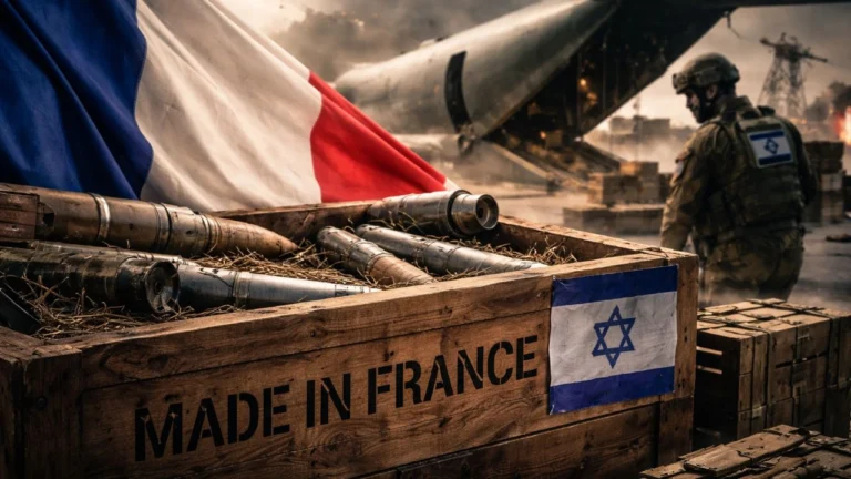 Un rapport indique que des sociétés françaises d’armement continuent de livrer des pièces à Israël