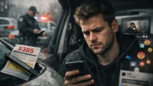 Une contravention de 385 $ pour stationnement : Marc-Antoine Delage partage puis retire une vidéo qui suscite des réactions