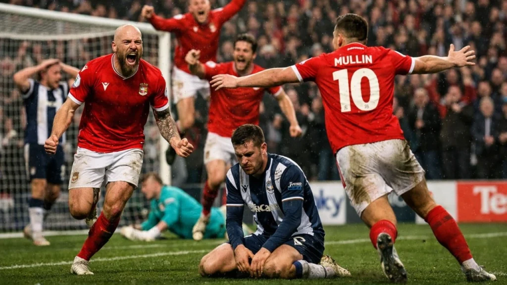 Wrexham renverse la situation et arrache un nul 2-2 face à West Bromwich Albion