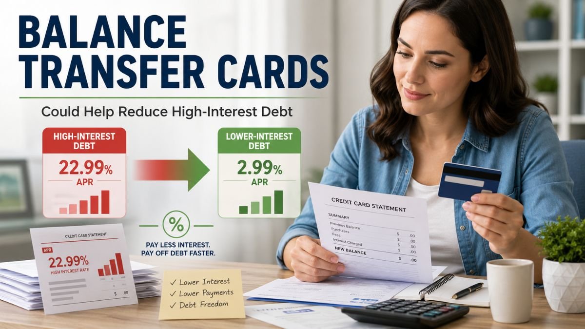 Balance Transfer Cards Could Help Reduce High-Interest Debt