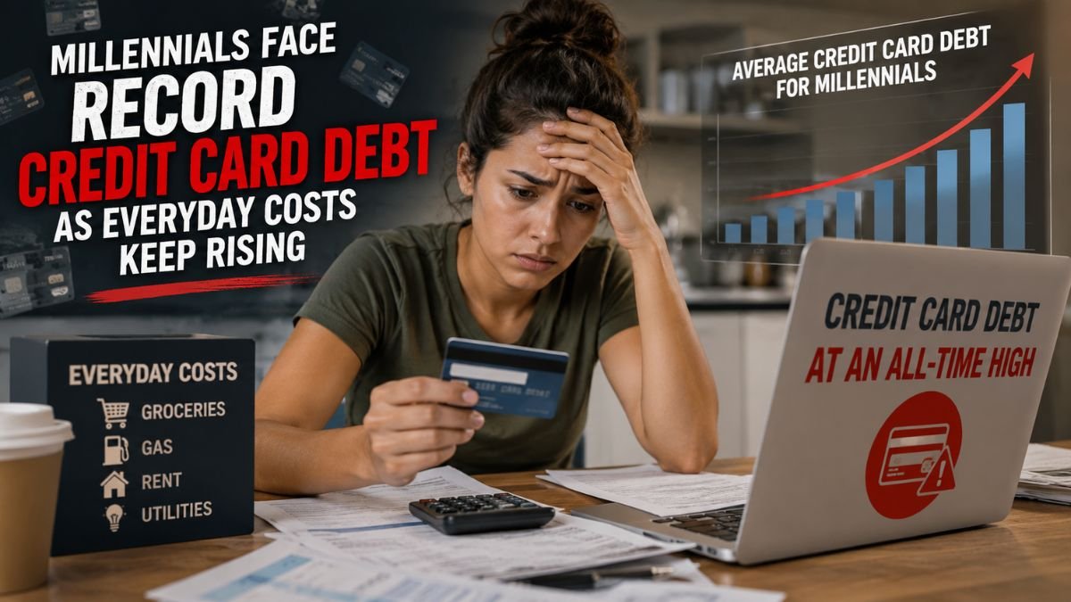 Millennials Face Record Credit Card Debt As Everyday Costs Keep Rising